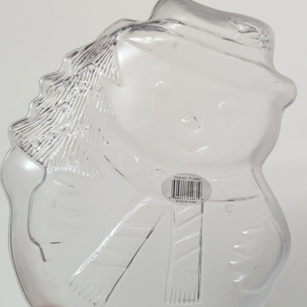 🆕 Holiday Tree & Snowman Decorative Serving Platters Set